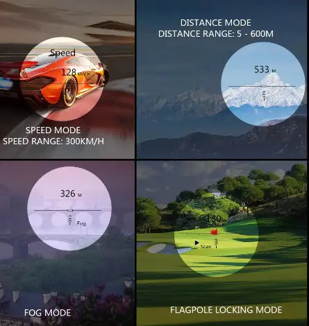 High-Precision Rangefinder Laser – Accurate Distance & Speed Measurement for Golf & Hunting