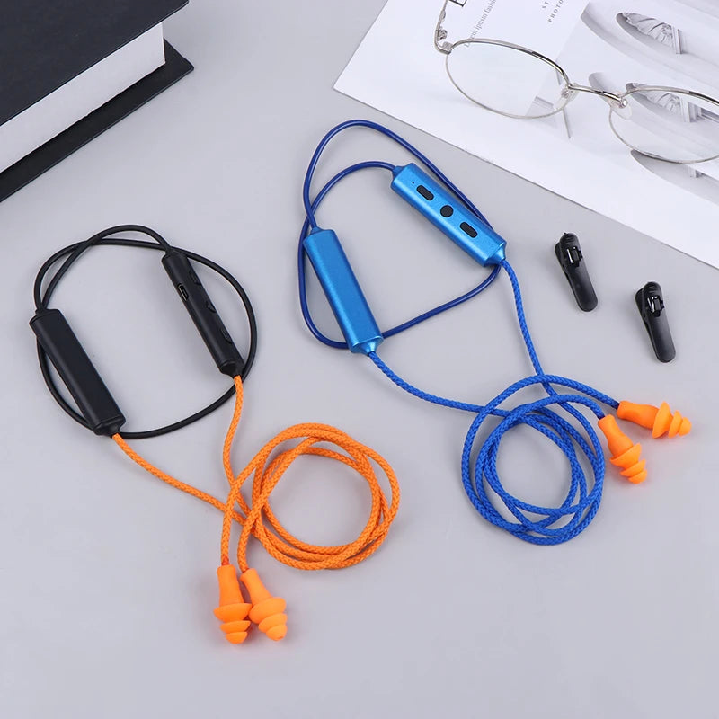 Imitation Labor Protection Ear Plugs Wired Bluetooth Headset For Work Noise Suppression Hearing Protection