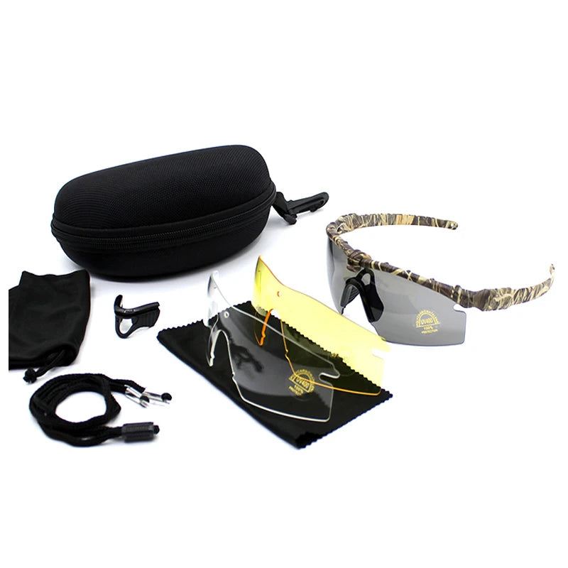 Outdoor Military Tactical Polarized Safety Glasses – UV400 Protection for Shooting, Hunting & Sports