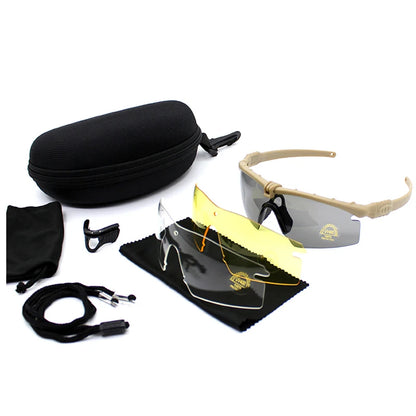 Outdoor Military Tactical Polarized Safety Glasses – UV400 Protection for Shooting, Hunting & Sports